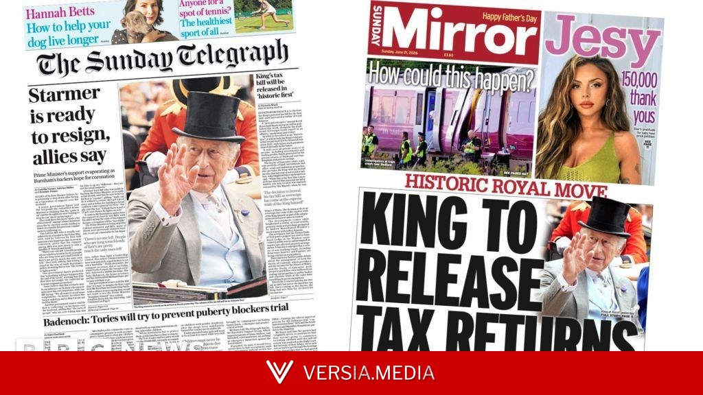 'Starmer ready to resign' and 'King to release tax returns'