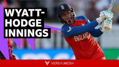 Wyatt-Hodge half-century powers England against Windies