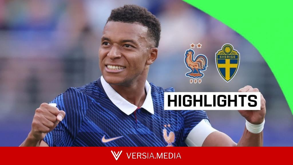 Mbappe scores twice as France dominate Sweden