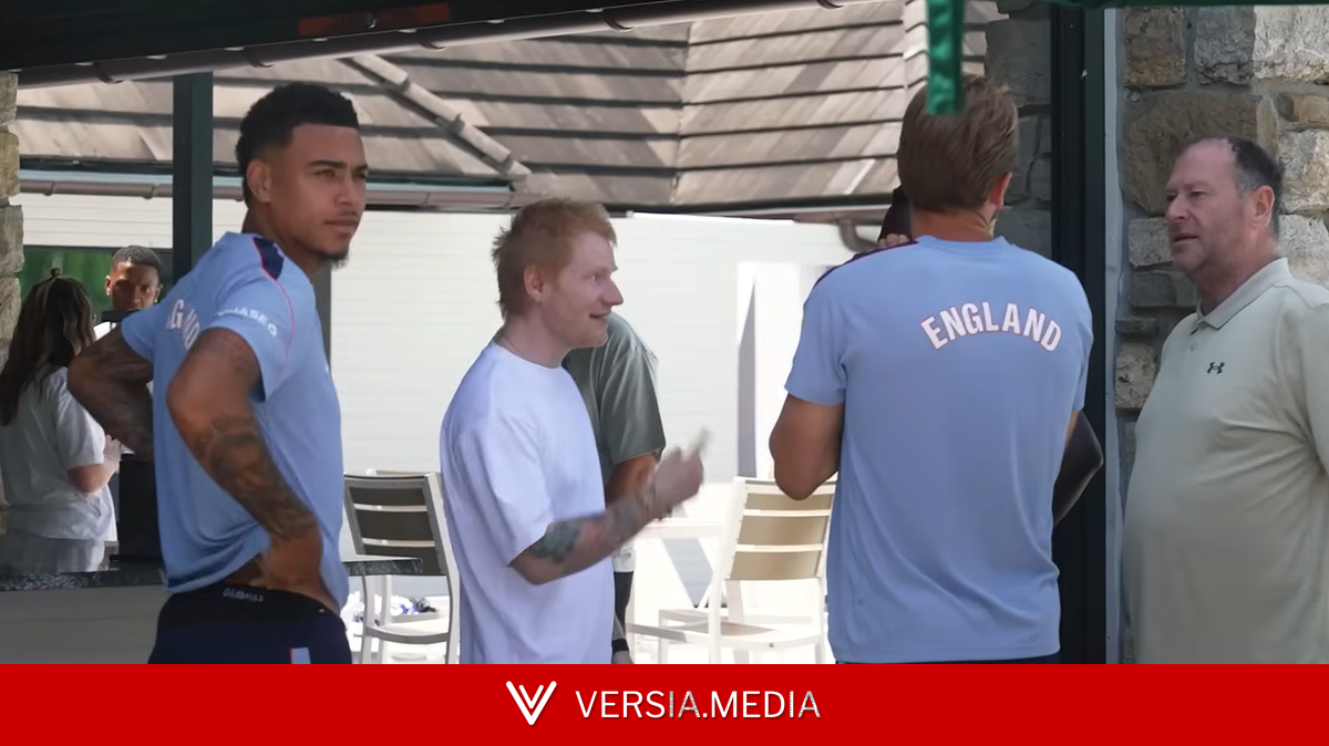 Ed Sheeran plays surprise private gig for England squad as he makes bold World Cup prediction