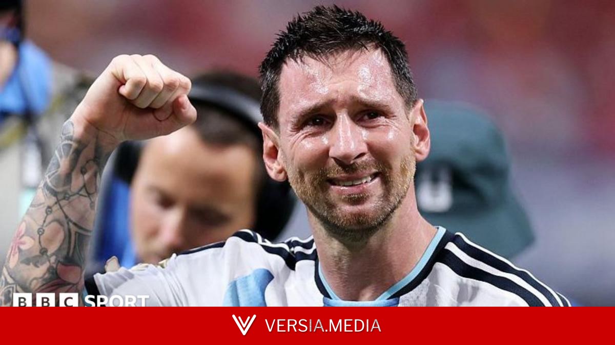 Walked for 47% of the World Cup - the evolution of Messi