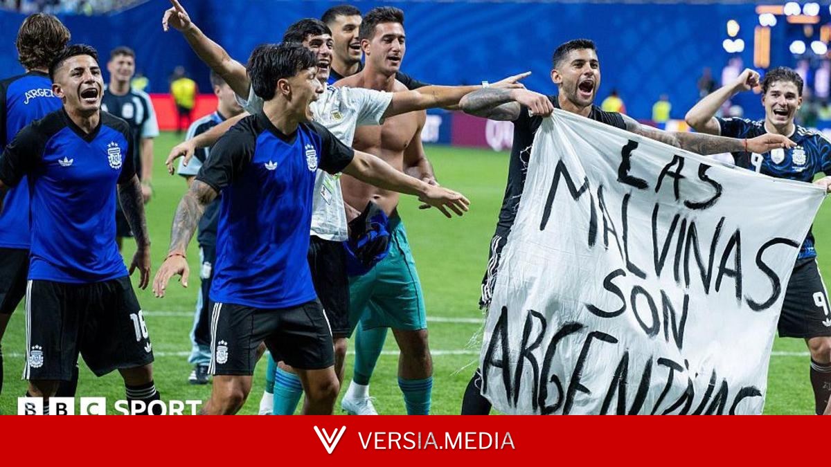 Fifa 'assessing match reports' over Falklands banner