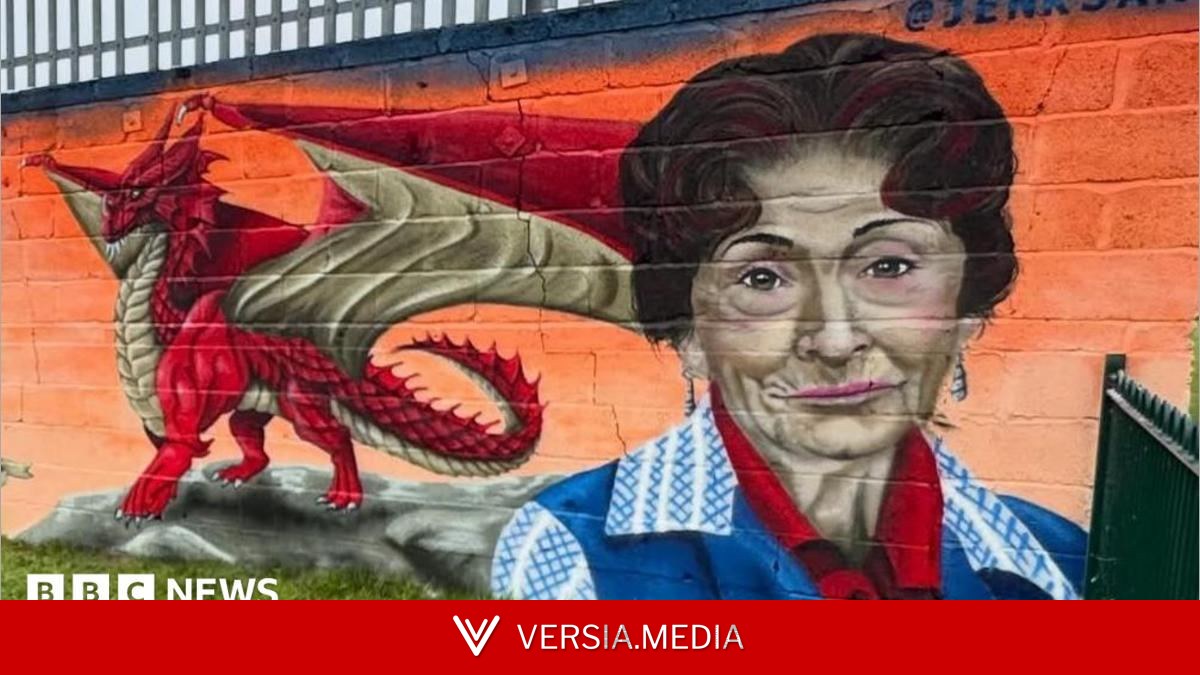 Why a mural of Eastenders legend Dot Cotton has appeared in a Welsh village