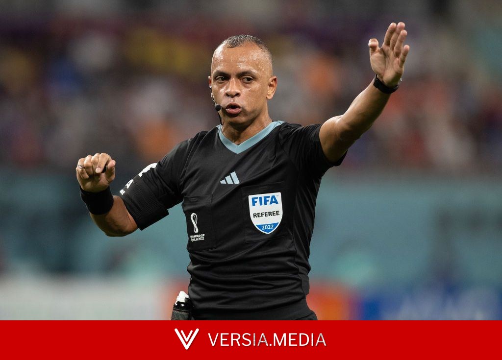 Who is the referee for the Netherlands vs Morocco?