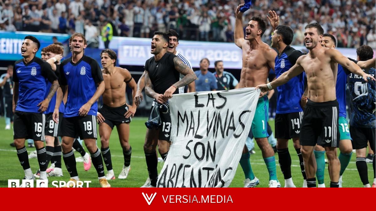 Argentina face disciplinary action for Falklands banner in semi-final win