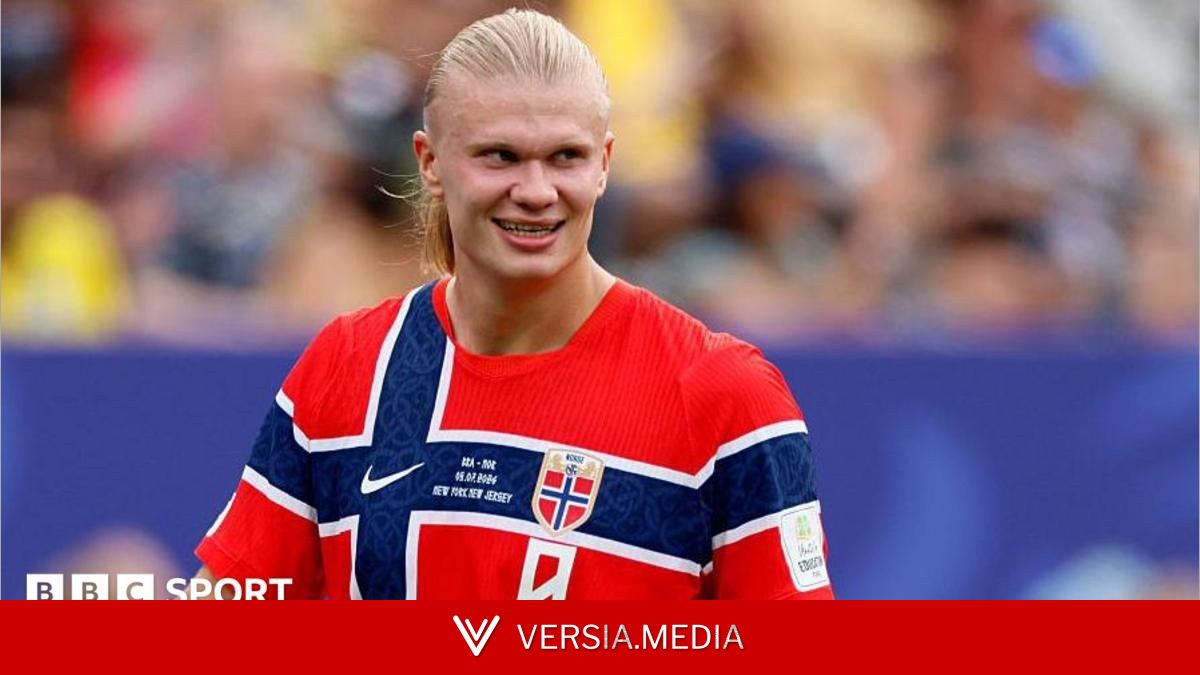 Norway's Haaland says pressure is all on England