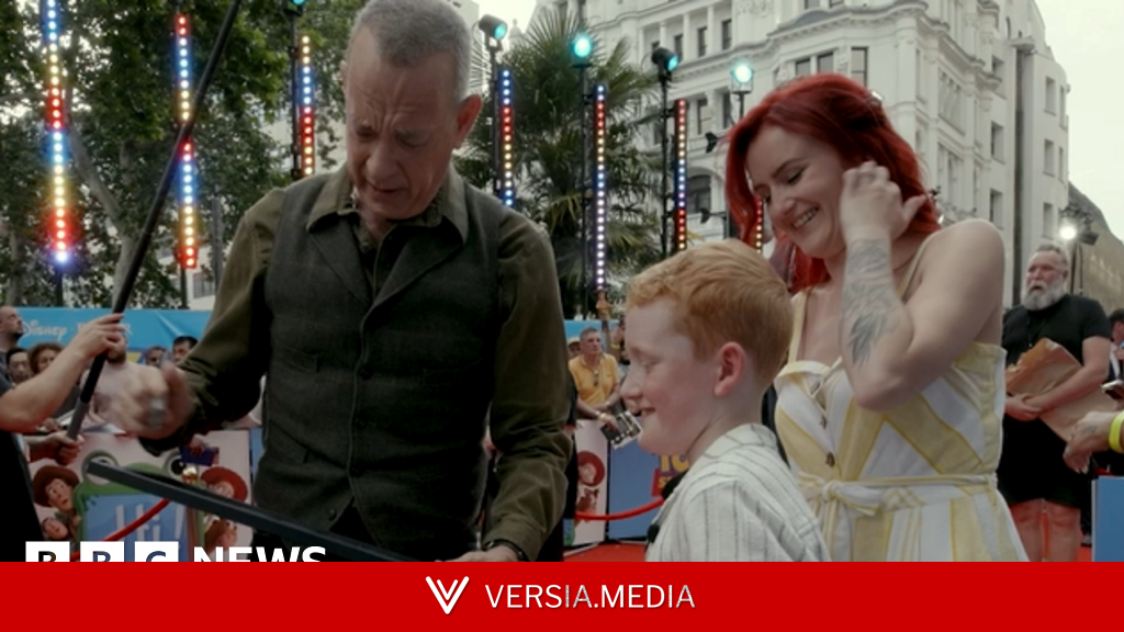 Tom Hanks congratulates boy, 8, on Toy Story 5 artwork