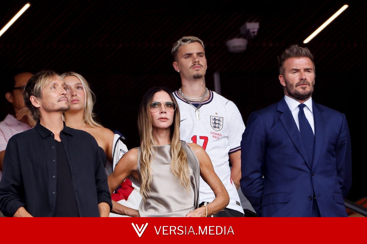 David Beckham defends wife Victoria after fans mock England's World Cup match reaction
