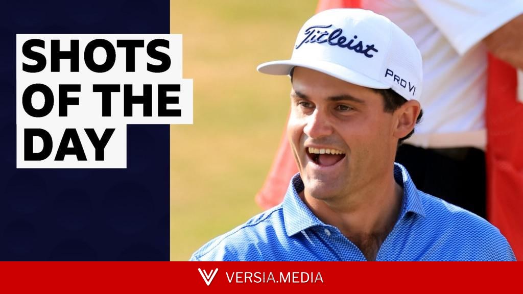 'I can't believe he did that' - best shots from first round at The Open