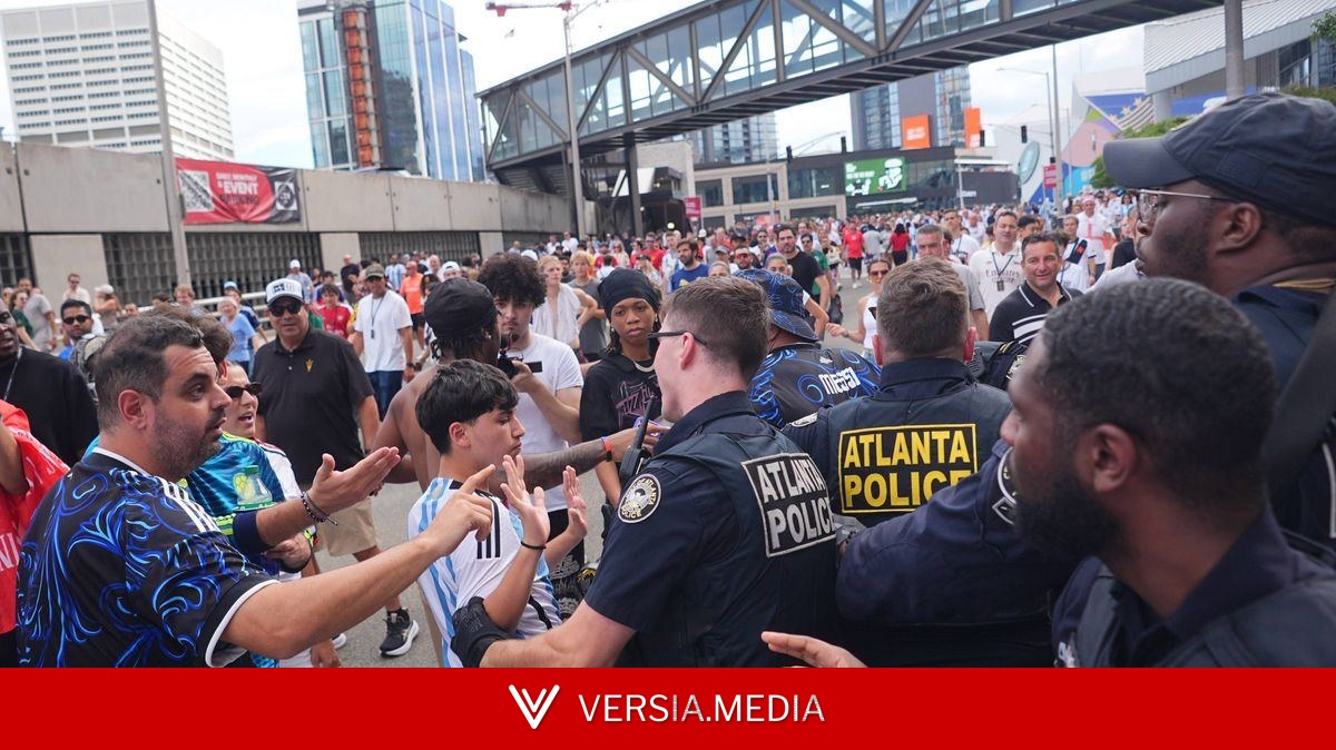 England and Argentina fans arrested as 'brawl' erupts outside Atlanta Stadium