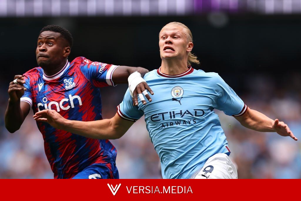 What is Erling Haaland goals record against England defenders Ezri Konsa and Marc Guehi?