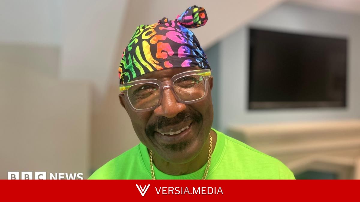 Mr Motivator delivers fitness class at care home