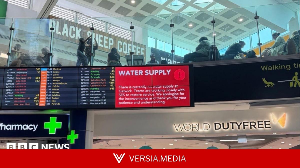 Water supply issue affects Gatwick Airport