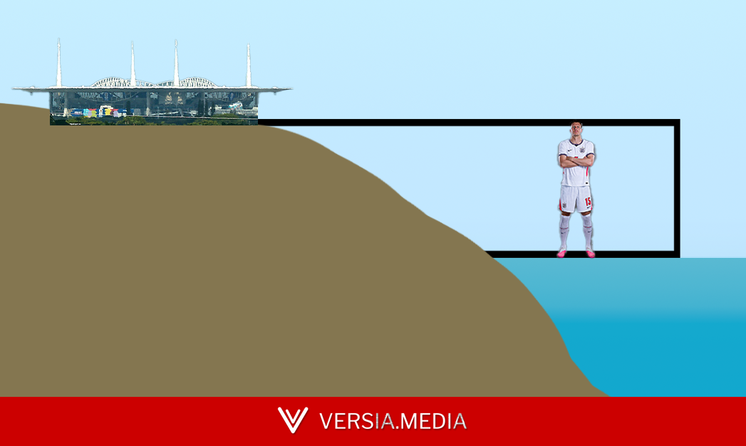 How many Dan Burns is Miami Stadium above sea level?