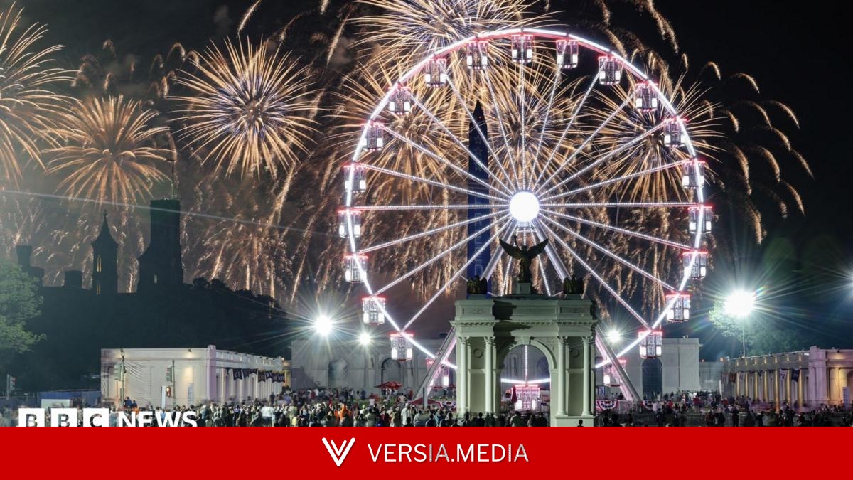 US marks 250th birthday with fireworks, flyovers and extreme weather