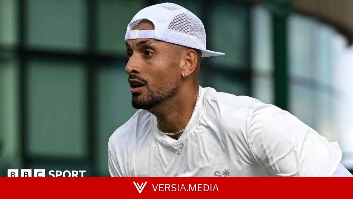 Kyrgios swears at umpire on Wimbledon return