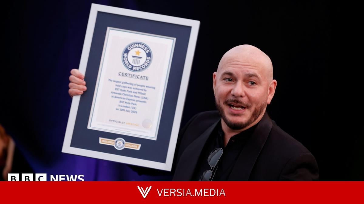 Pitbull fans set Guinness World Record at BST Hyde Park show