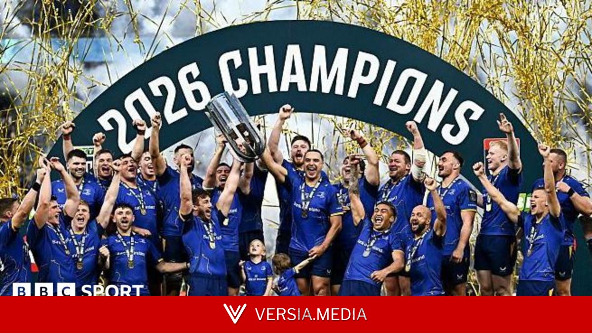 Five-try Leinster rout Bulls to retain URC title