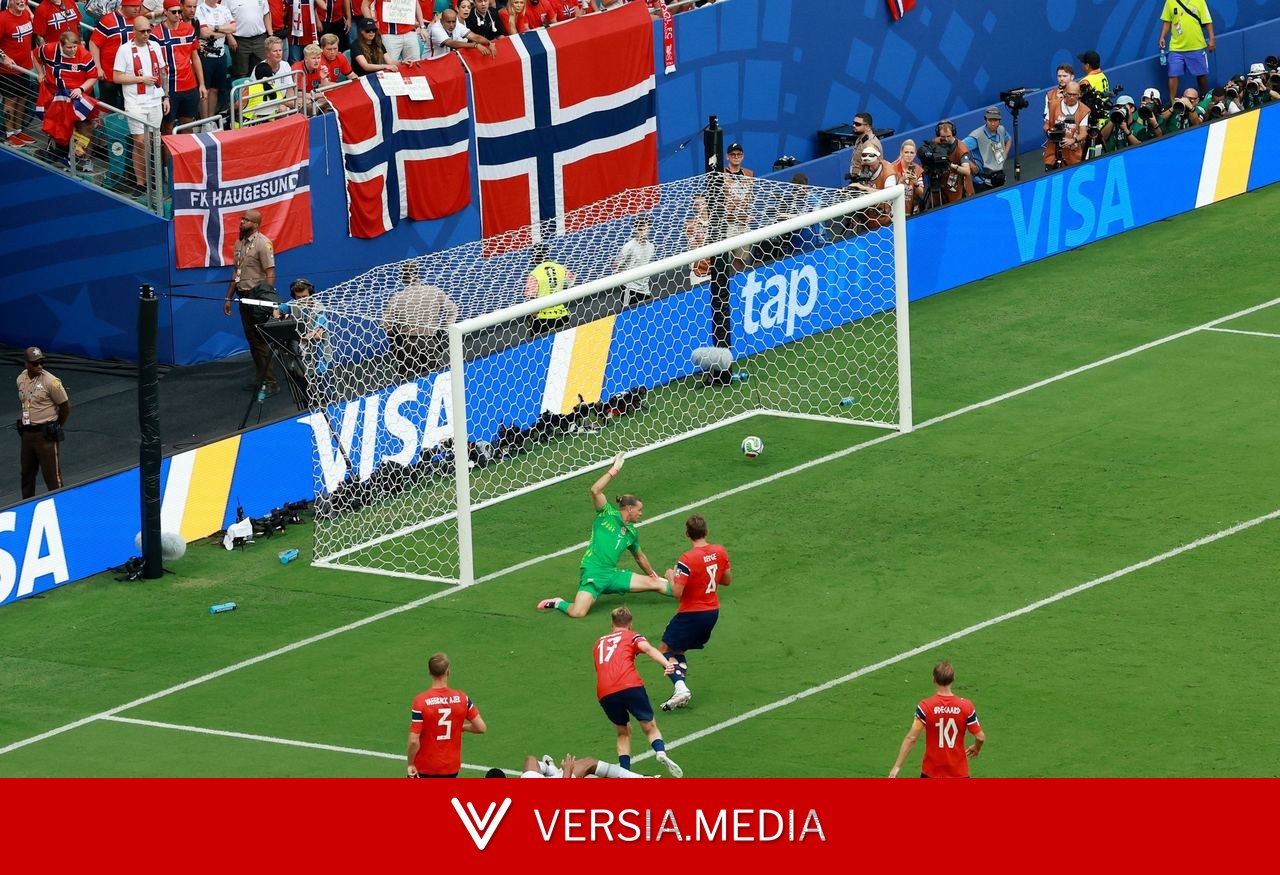 'The ball fell down from the sky and changed direction' Norway boss stunned by England goal after 2-1 quarter-final defeat