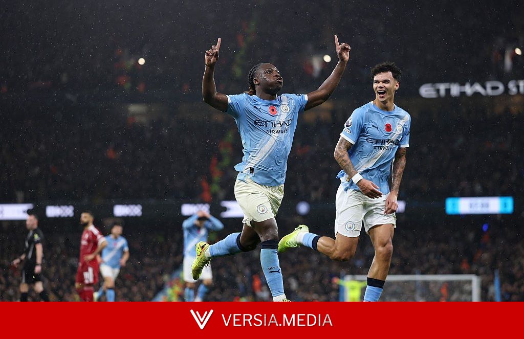 ‘When I look at Raheem Sterling, the amount of tap-ins he scored, just because he was in that position, that’s something I really look up to’ How Jeremy Doku has been inspired by the former England man