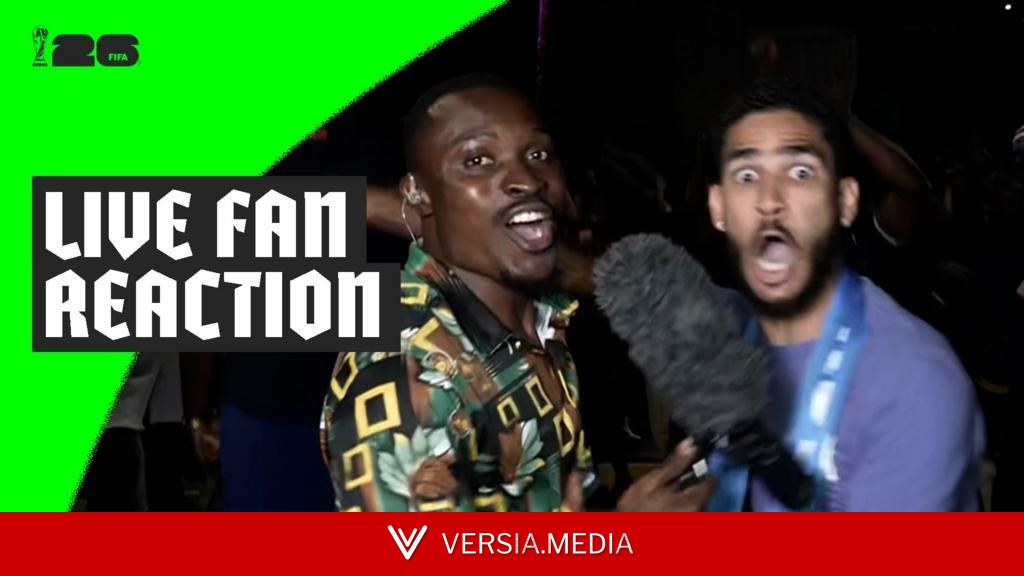 Cape Verde fan goes wild live on BBC News as his country scores