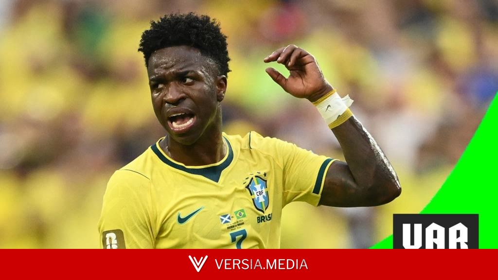 Second Brazil goal ruled out for Vinicius Jr foul