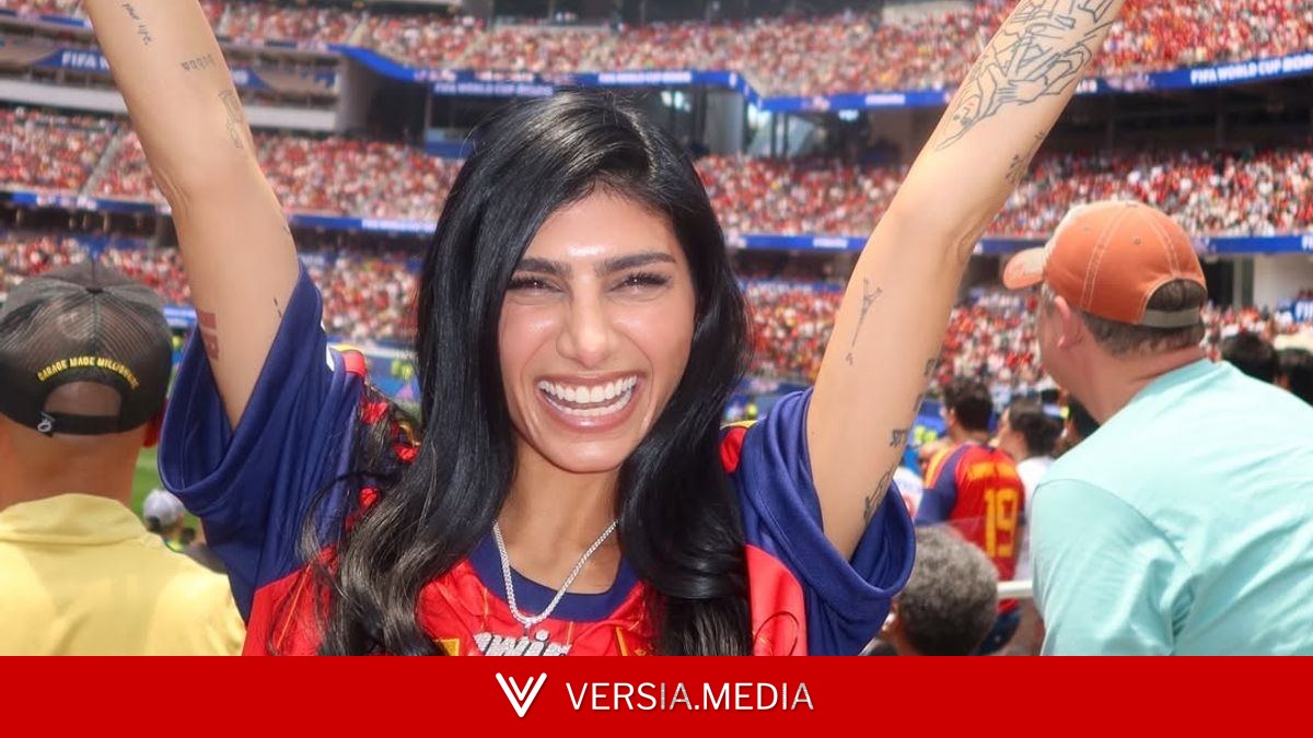 Mia Khalifa 'buying Bellingham kit' after THAT 'slap' as she explains 'VARgentina' hate