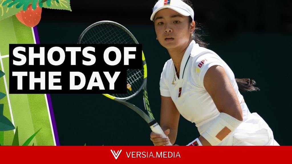 'Take a bow!' - best shots from day eight at Wimbledon