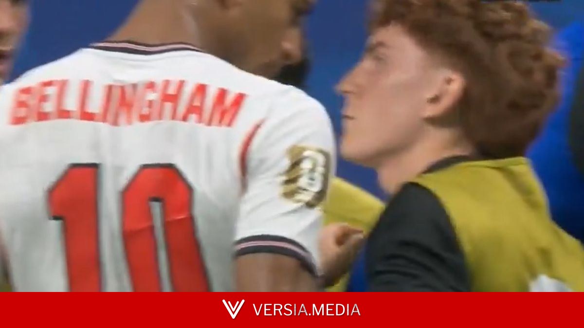 Jude Bellingham 'slaps' Argentina star in row as England dumped out of World Cup