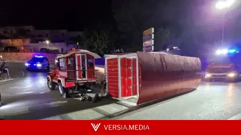 Tourist train overturns and injures 17 during Cártama tapas festival — Sport | Versia.media