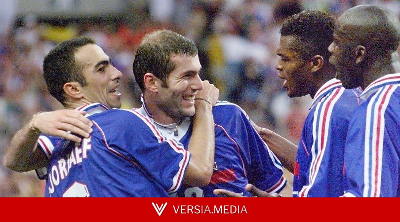 ‘Zinedine Zidane was supposed to take the corner in the World Cup final, not head it in. But I said, “No, let me take this one, you stay in the box”’ Youri Djorkaeff on his part in France’s 1998 World Cup final win