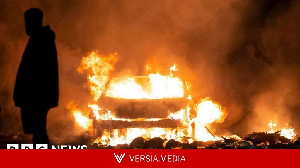 Thirty rioters sentenced for disorder which saw police officer set on fire