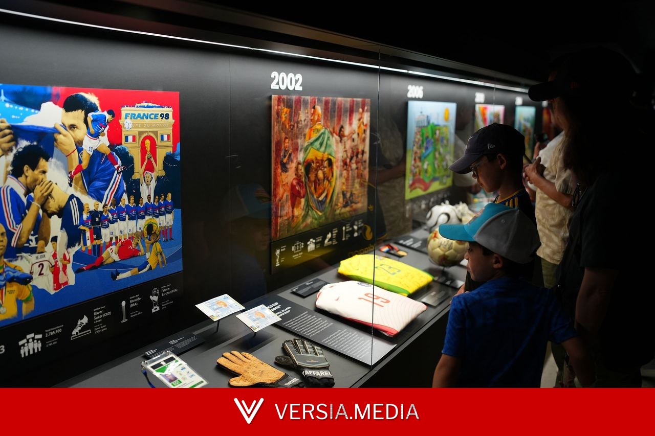 I went to the FIFA Museum in New York and there was one piece of memorabilia transported me back to my first World Cup