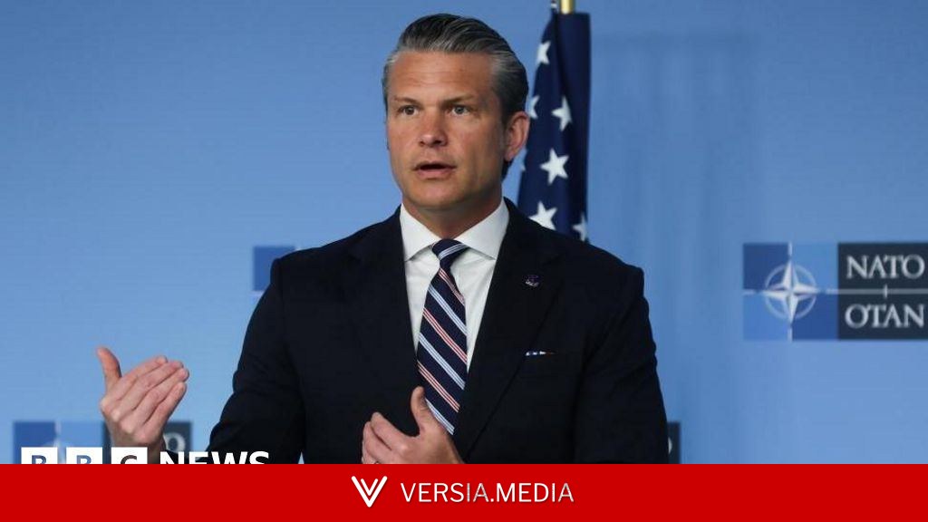 Hegseth renews Nato criticism and says US will review presence in Europe
