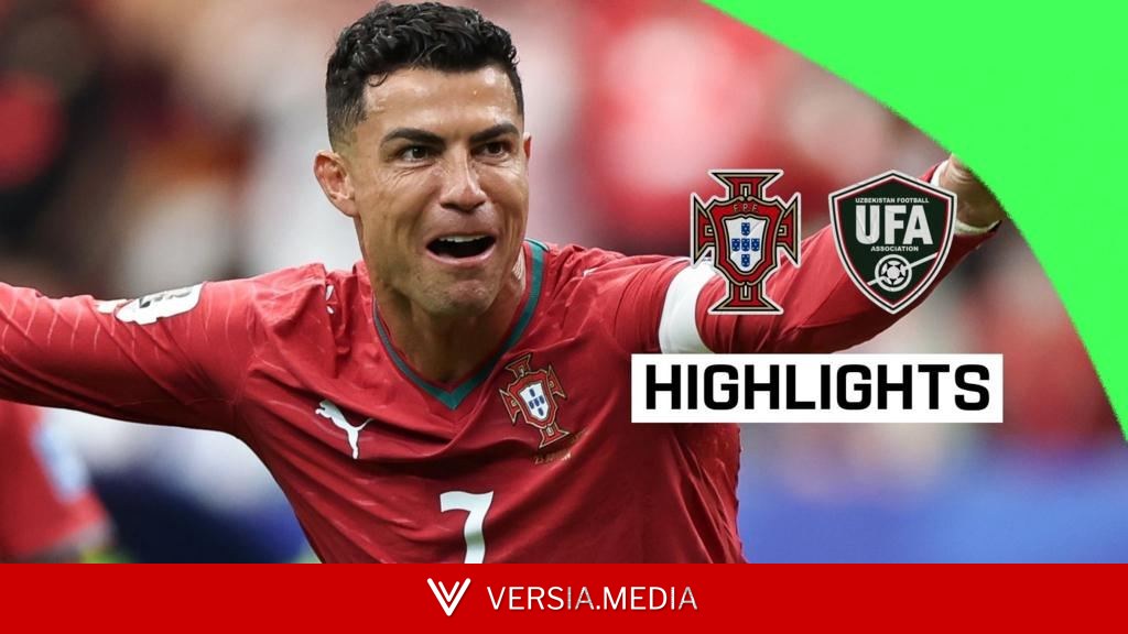 Portugal thrash Uzbekistan as Ronaldo scores twice to make history
