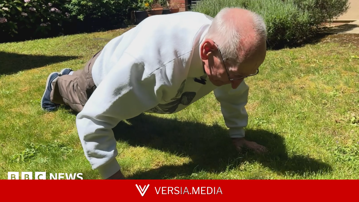I'm 98 but I still do my 40 press-ups every day