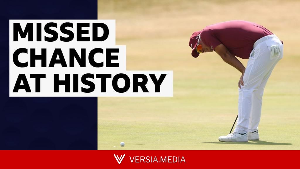 'Oh dear' - Herbert bogeys 18th to miss out on record-breaking round of 61