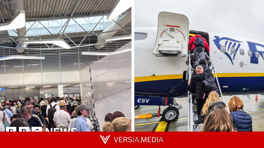 Passport 'mega queue' strands Ryanair passengers in Greece