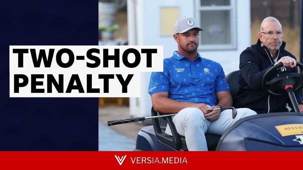 DeChambeau hit with shock two-stroke penalty at The Open