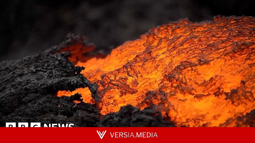 Watch: Mount Etna eruption creates trail of bright orange lava