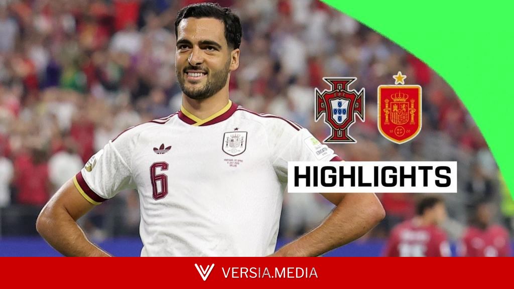 Spain into quarter-finals after Merino's late winner against Portugal