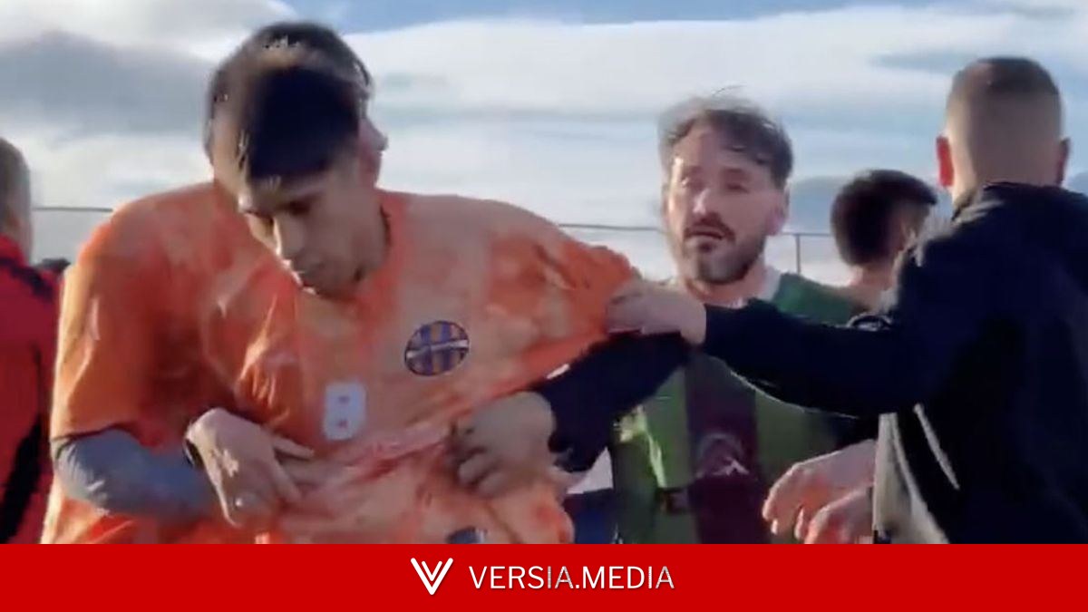Footballer punches and kicks referee over red card as player facing lifetime ban